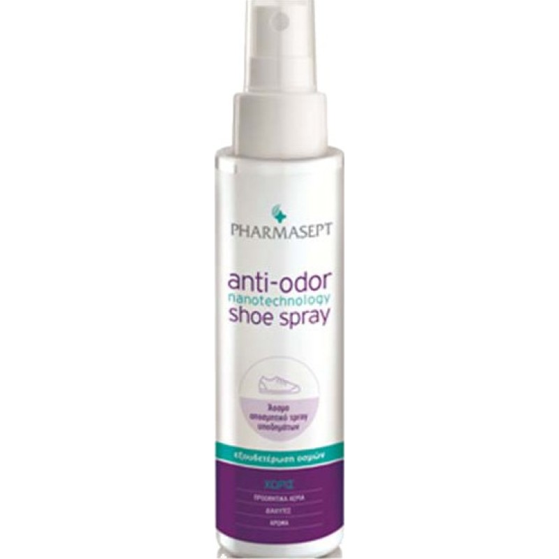 PHARMASEPT Anti-Odor Nanotechnology Shoe Spray Άοσμο Αποσμητικό Spray για τα Υποδήματα 100ml