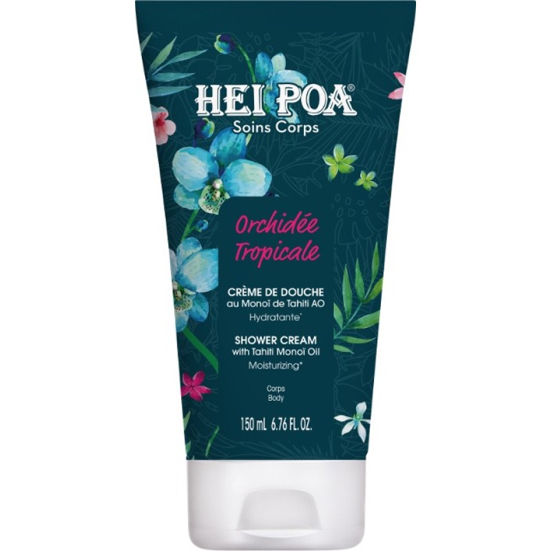 HEI POA Orchidee Tropicale Shower Cream With Tahiti Monoi Oil Κρεμώδες Αφρόλουτρο Σώματος με Άρωμα Τροπικής Ορχιδέας 150ml