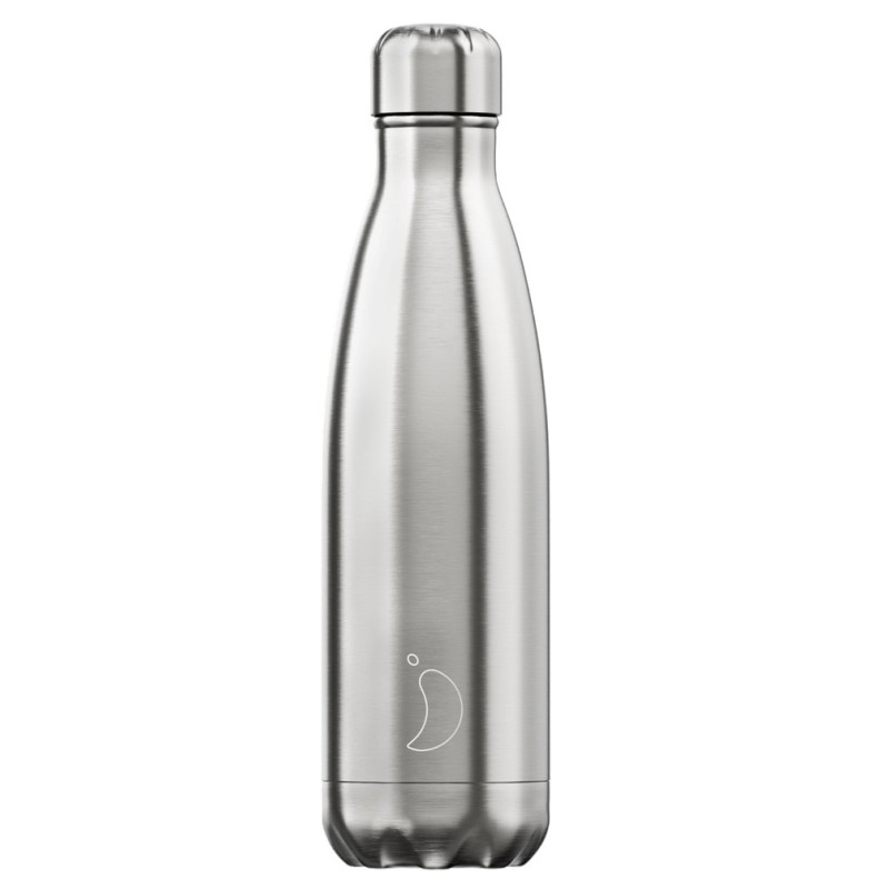 CHILLY'S Ανοξείδωτο Θερμός Χρώμα Original Silver 500ml