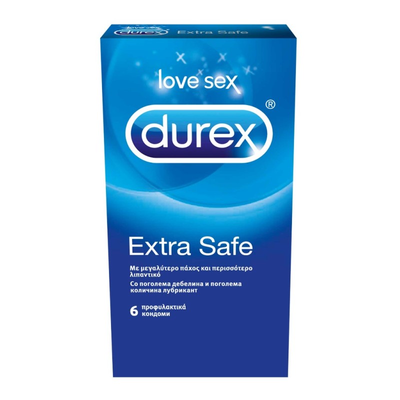 DUREX Extra Safe Προφυλακτικά 6τμχ