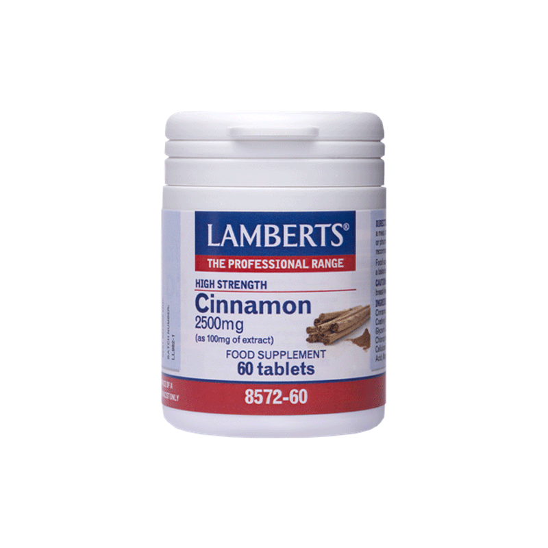 LAMBERTS Cinnamon Κανέλλα 2500mg 60 δισκία