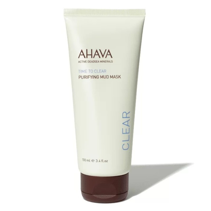 AHAVA Time to Clear Purifying Mud Mask Μάσκα Προσώπου για Βαθύ Καθαρισμό 100ml