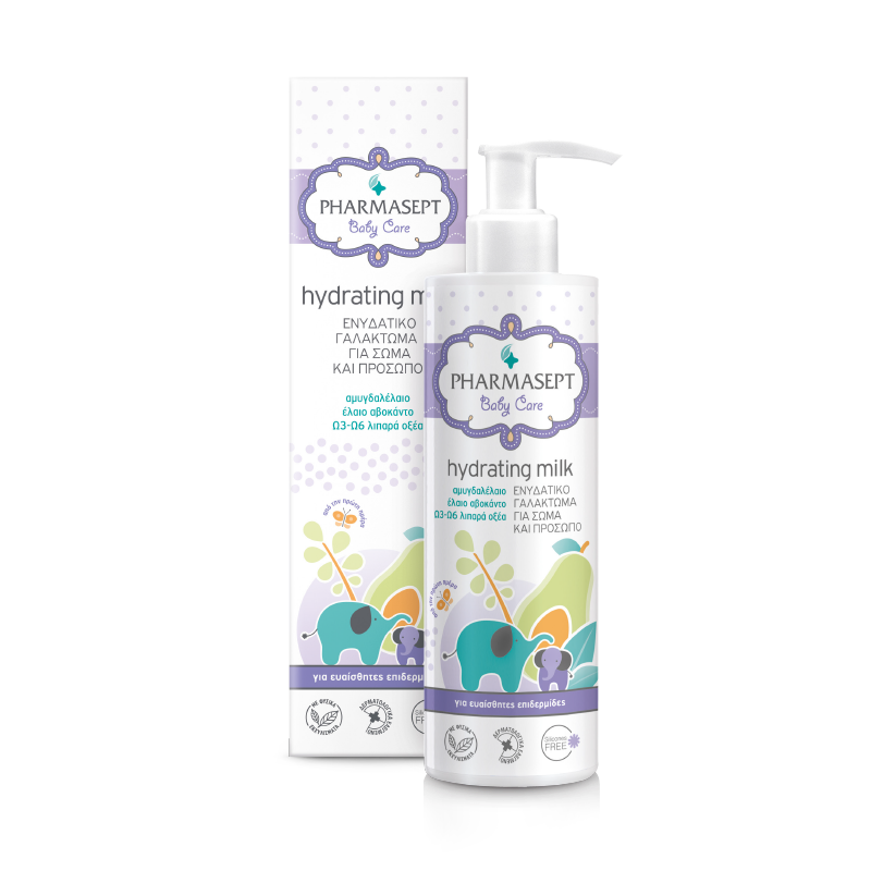 PHARMASEPT Baby Care Hydrating Milk Βρεφικό Ενυδατικό Γαλάκτωμα για Σώμα και Πρόσωπο 250ml