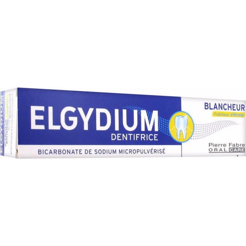 ELGYDIUM Whitening Cool Lemon Οδοντόπαστα λεύκανσης 75ml