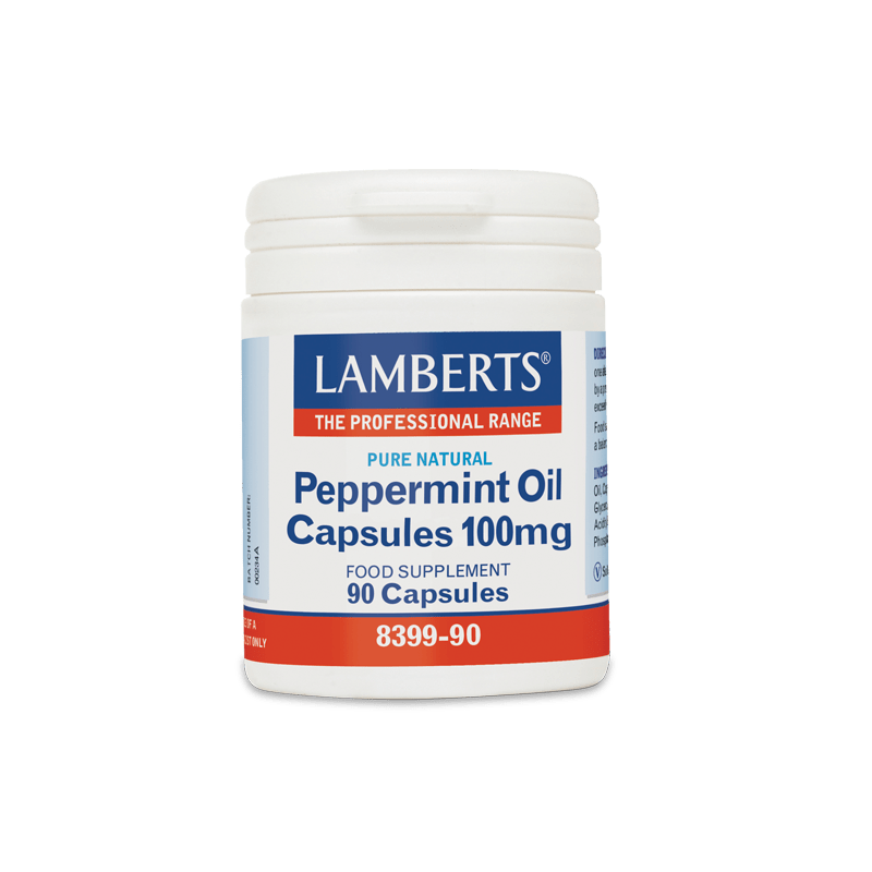 LAMBERTS Peppermint Oil 100mg 90 δισκία