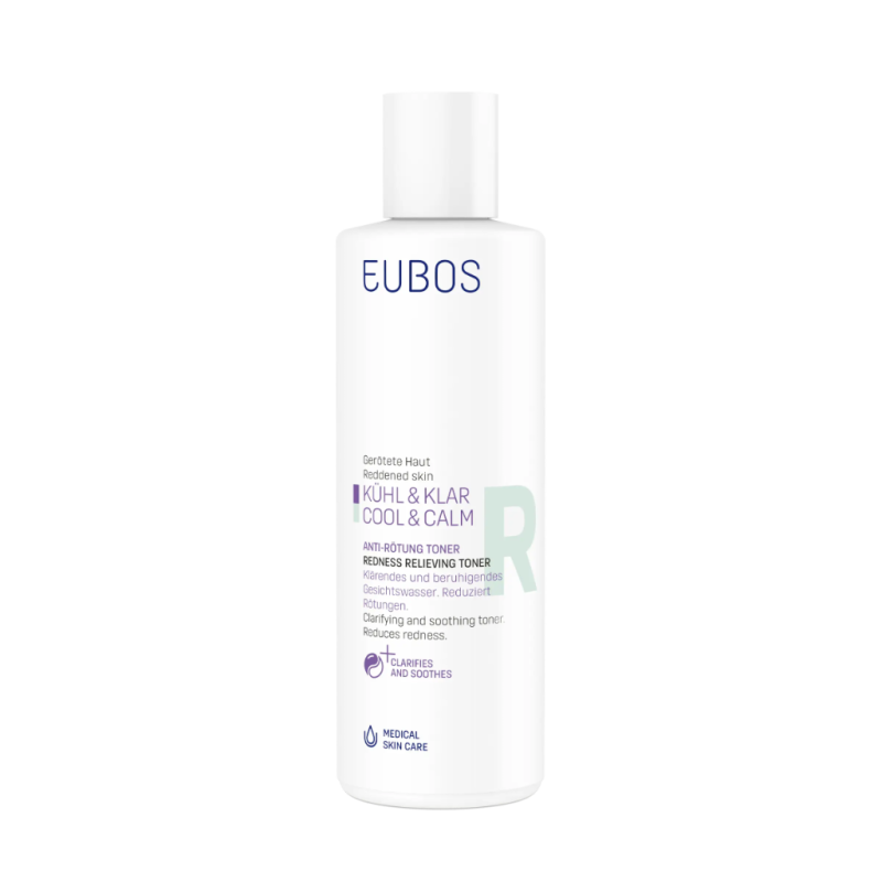 EUBOS Cool & Calm Redness Relieving Toner Καταπραυντική Λοσιόν Καθαρισμού Κατά της Ερυθρότητας 200ml