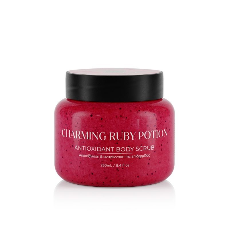 LAVISH CARE Charming Ruby Potion Antioxidant Body Scrub Απολεπιστικό Σώματος για Αποτοξίνωση και Αναγέννηση της Επιδερμίδας 250ml