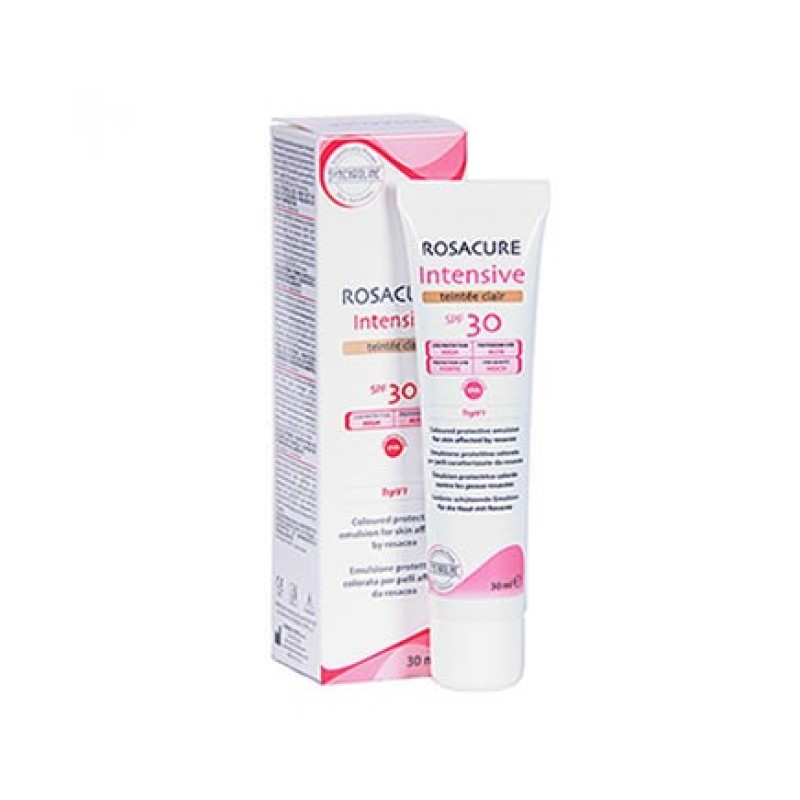 SYNCHROLINE Rosacure Intensive SPF30 Ενυδατική & Καταπραυντική Κρέμα Προσώπου με Χρώμα Αποχρωση Clair 30ml