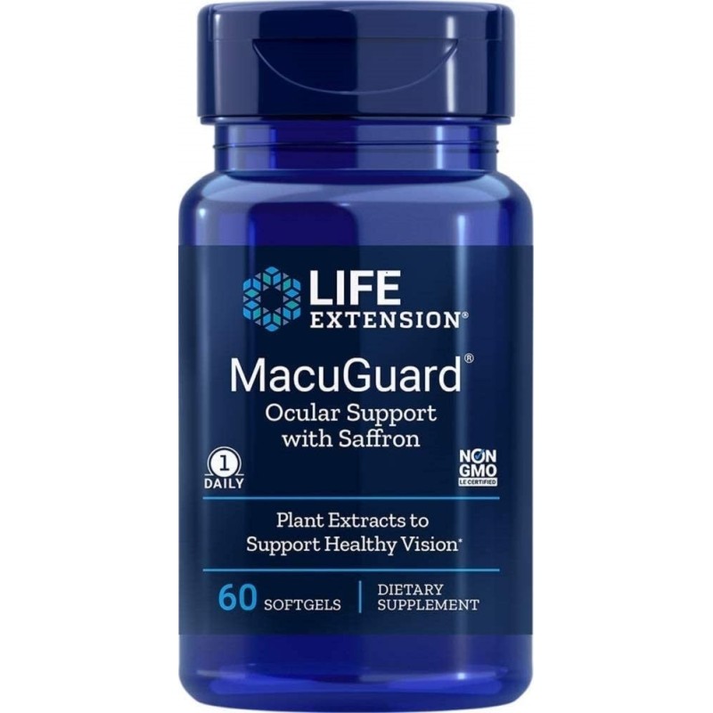 LIFE EXTENSION Macuguard Ocular Support 60 Μαλακές Κάψουλες