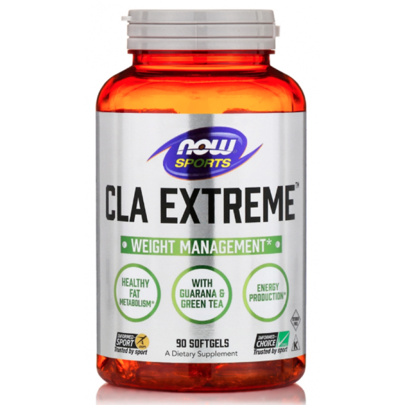 NOW FOODS Sports Cla Extreme Συμπλήρωμα Διατροφης για τη Διαχείριση του Σωματικού Βάρους 90 Softgels