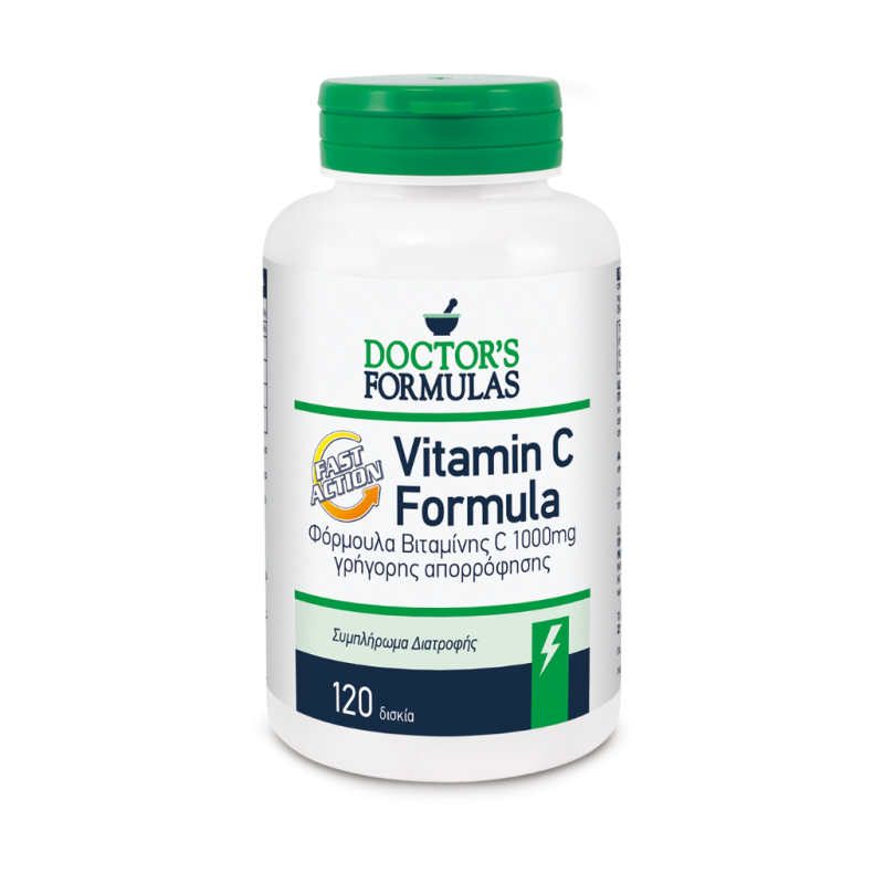 DOCTOR'S FORMULAS Double Vitamin C 1000mg 120 δισκία