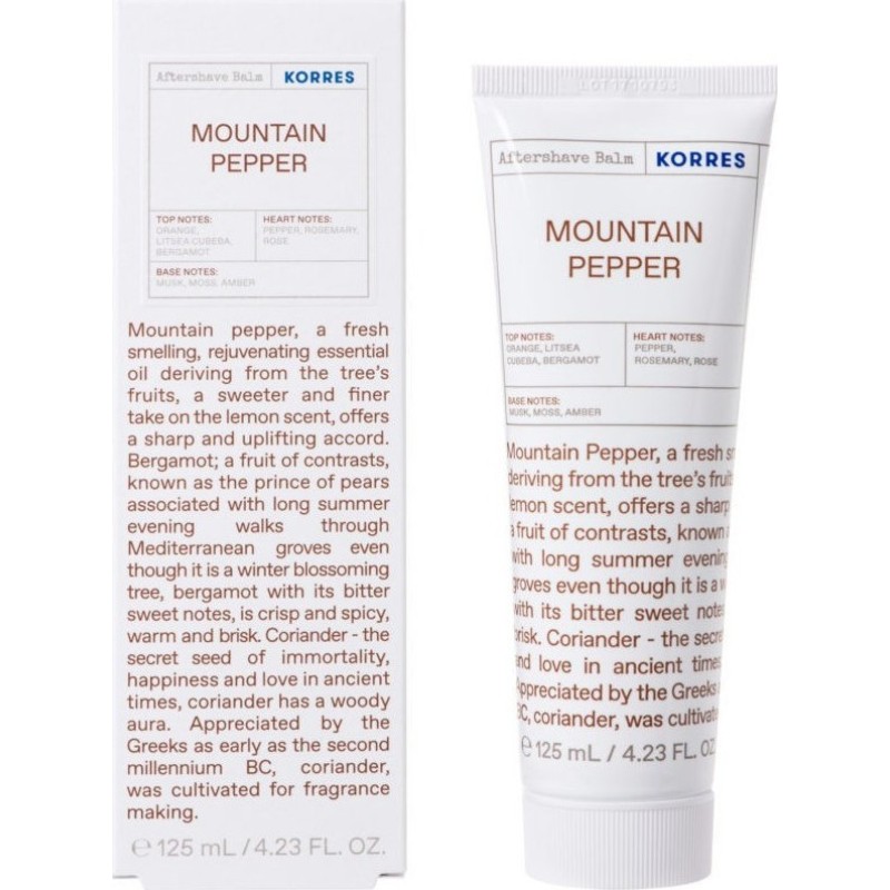 KORRES Aftershave Balm Mountain Pepper 125ml