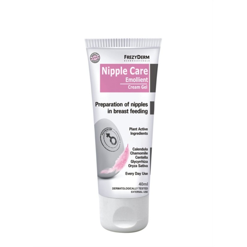 FREZYDERM Nipple Care Emollient Cream Gel Κρέμες για Θηλές 40ml