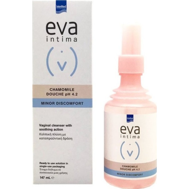 EVA Intima Chamomile Douche pH 4.2 Minor Discomfort Καθαριστικό Κόλπου με Χαμομήλι 147ml