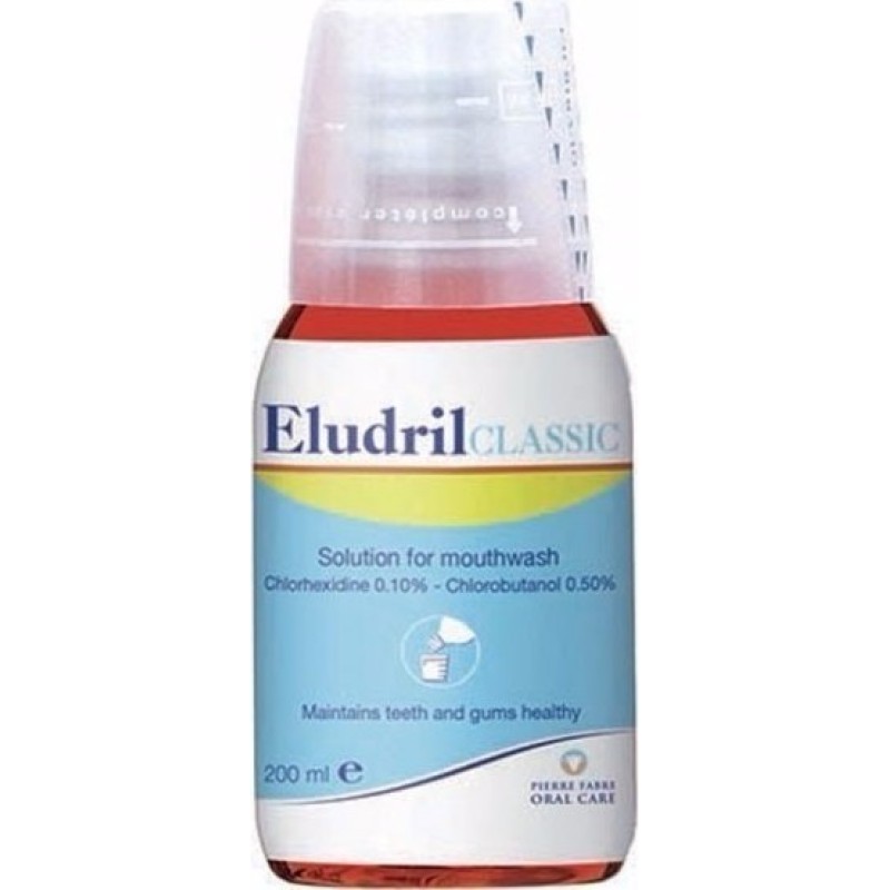 ELUDRIL Classic Στοματικό Διάλυμα Χλωρεξιδίνης 200ml