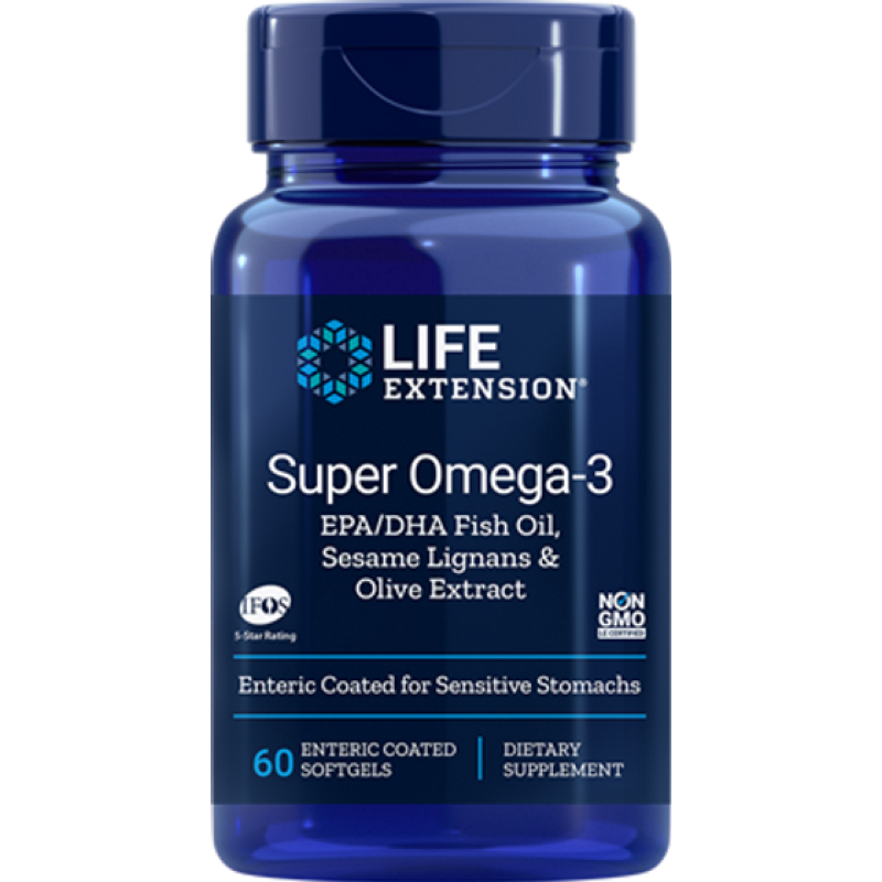 LIFE EXTENSION Super Omega 3 EPA/DHA 60 softgels