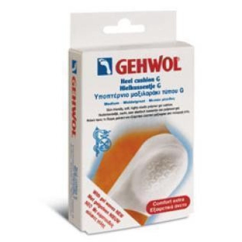 GEHWOL Heel Cushion G Υποπτέρνιο Μαξιλαράκι Τύπου G Μέγεθος Medium 38-41 1 Ζευγάρι