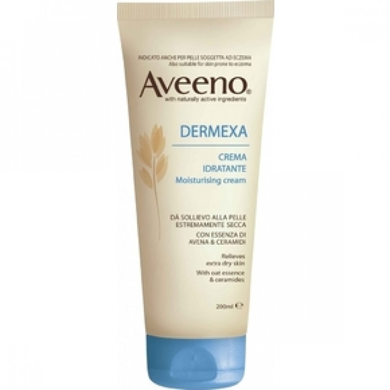 AVEENO Dermexa Emollient Cream Ενυδατική Κρέμα Προσώπου & Σώματος 200ml